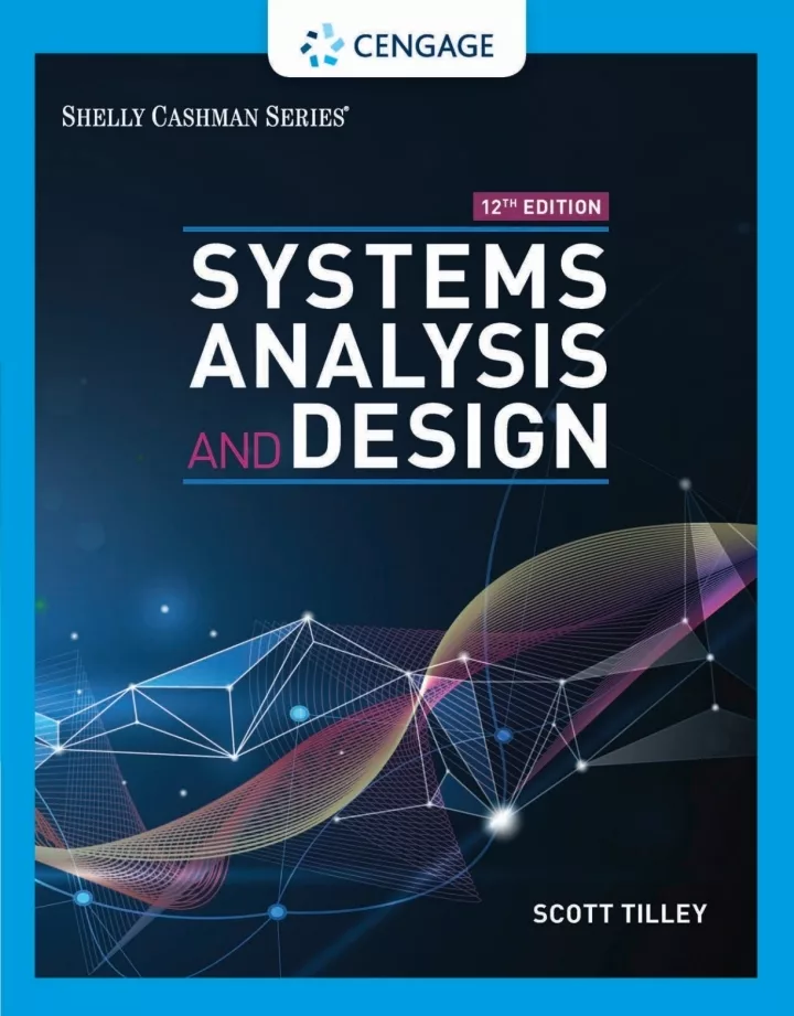 Systems Analysis and Design (12th Edition) – PDF