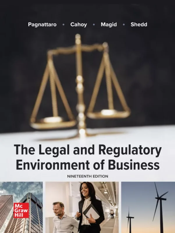 The Legal and Regulatory Environment of Business (19th Edition) – PDF
