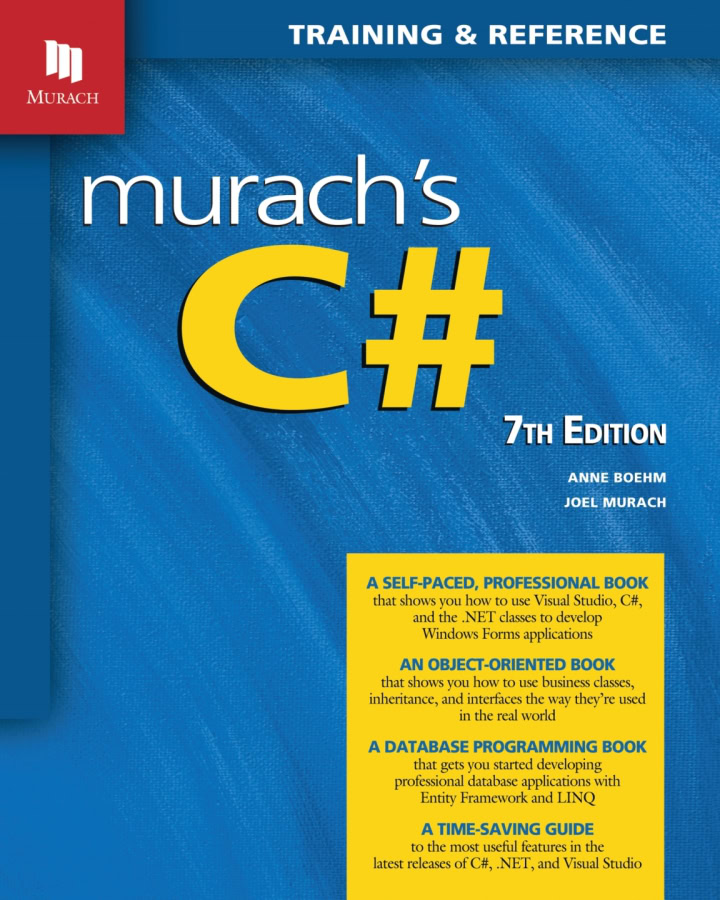 Murach’s C# (7th Edition) – PDF
