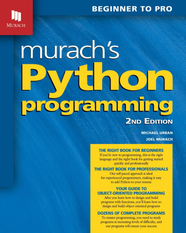 Murach’s Python Programming (2nd Edition) – PDF